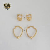 (1-2590-1) Gold Laminate Hoops - BGO