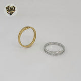 (4-0087) Stainless Steel - Thin Band Ring.