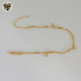 (1-0758) Gold Laminate - 2mm Combined Rope Bracelet - BGF