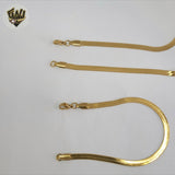 (4-7081) Stainless Steel - 4mm Herringbone Set .