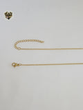 (4-7038) Acero inoxidable - Collar de eslabones Rolo de 1 mm - 18".