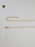 (4-7038) Acero inoxidable - Collar de eslabones Rolo de 1 mm - 18".
