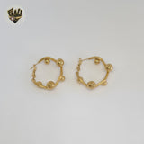 (4-2225) Stainless Steel - Balls Hoops.