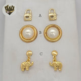 (1-1120) Aretes Laminados Oro - BGF