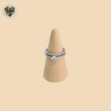 (2-5244) Anillo de bodas de plata de ley 925