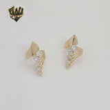 (1-3099-1) Gold Laminate - Zircon Elongated Ring - BGO