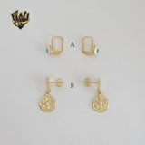 (1-1153) Gold Laminate Earrings - BGF