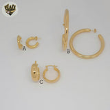 (1-2688) Gold Laminate - Plain Hoops - BGF