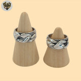 (2-5064-1) 925 Sterling Silver - Dragon Scale Ring