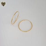 (1-2872) Gold Laminate - Plain Huggies - BGO