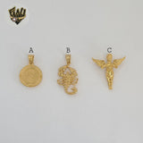 (4-2047) Stainless Steel - Plain Pendants.