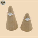 (2-5296) 925 Sterling Silver - Shell Toe Ring.