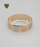 (1-4018) Gold Laminate - 20mm Saint Benedict Bangles - BGO