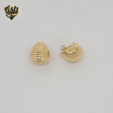 (1-2974-5) Gold Laminate - Croissant Half Hoops - BGF