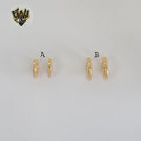 (1-2514-1) Gold Laminate - Plain Small Huggies - BGF