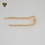 (1-60091) Laminado de oro - Pulsera de elefante de 5,5 mm - BGO