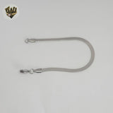 (4-4197) Stainless Steel - 4mm Herringbone Bracelet.