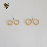 (1-2514-1) Gold Laminate - Plain Small Huggies - BGF