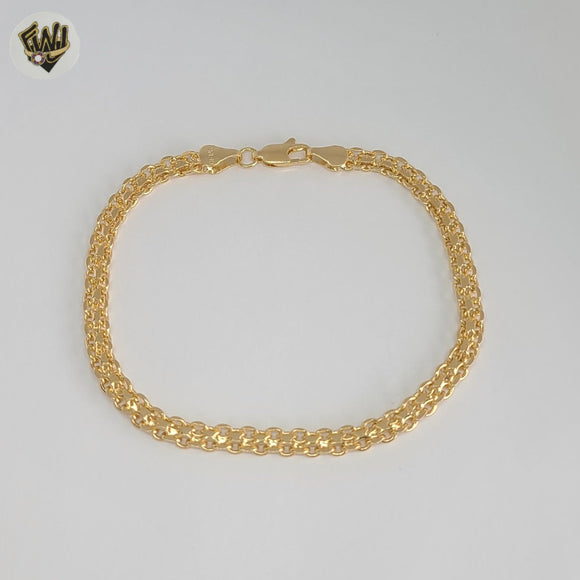 (1-60054) Gold Laminate - 5mm Bismark Bracelet - BGF