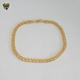 (1-0430) Laminado de oro - Brazalete Bismark de 3,5 mm - BGF