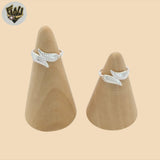 (2-5296-1) 925 Sterling Silver - Leaf Toe Ring.