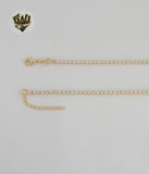 (1-6330) Gold Laminate - Zircon Tennis Necklace - BGF