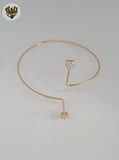 (1-4084) Gold Laminate - 1.5mm Upper Arm Cuff  - BGF