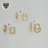 (1-2531-1) Gold Laminate Hoops - BGO