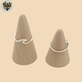 (2-5014-3) 925 Sterling Silver - Wave Ring