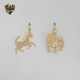 (1-2363-1) Laminado Oro - Colgantes Animales - BGF