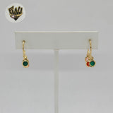 (1-2644-1) Gold Laminate - Colorful Hoops - BGF