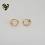 (1-2506-1) Gold Laminate - Heart Hoops - BGO