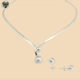 (2-66068) Plata de ley 925 - Collar rígido de 2 mm - 18".