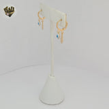 (1-2703) Gold Laminate - Protection Charm Hoops - BGF