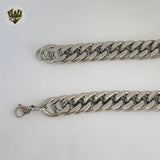 (4-3207) Stainless Steel - 18mm Curb Link Chain.