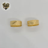 (1-3039-3) Laminado Oro - Anillos Tallados - BGF