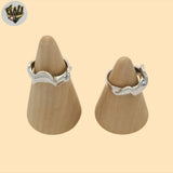 (2-5029-3) 925 Sterling Silver - Twisted Ring.