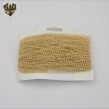 (mfin-Roll-1) Gold Filled Findings - Tiny Open Link Rolls - BGF