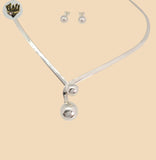 (2-66068) Plata de ley 925 - Collar rígido de 2 mm - 18".