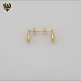 (1-1199-2)Gold Laminate - Mini Tear Drop Earrings - BGF