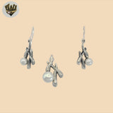 (2-6302) Plata de Ley 925 - Conjunto Circonitas.