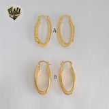 (1-2637-1) Laminado Oro - Aros Ovalados - BGO