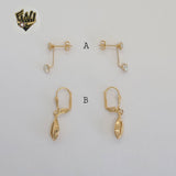 (1-1152-1) Gold Laminate Earrings - BGF