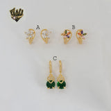 (1-2640) Gold Laminate Hoops - BGO