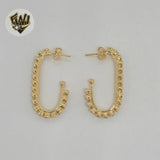 (1-2983-5) Gold Laminate -Zircon Half Hoops - BGF