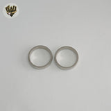 (4-0013) Stainless Steel - Classic Band Ring.