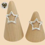 (2-5018-1) 925 Sterling Silver - Star Ring