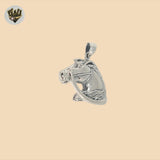 (2-1398) 925 Sterling Silver - Horse Pendants.