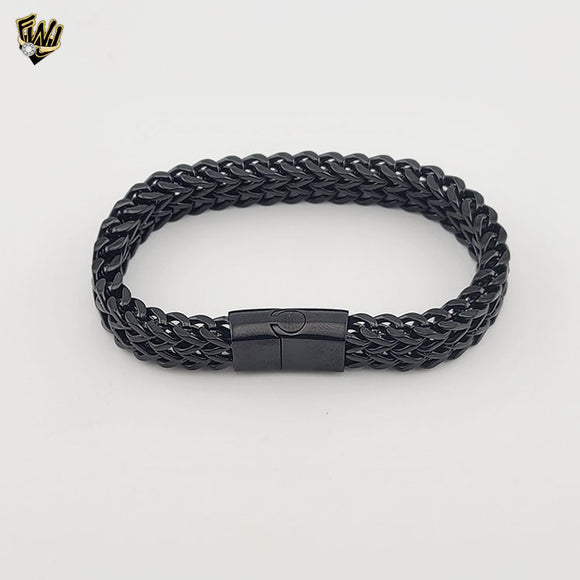 (4-4006) Stainless Steel - 11.5mm Franco Link Men Bracelet - 8.5