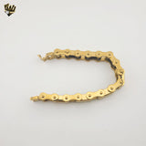 (4-4215) Stainless Steel - 17mm Alternative Link Bracelet - 9"